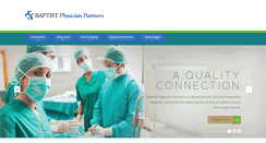 Desktop Screenshot of baptistphysicianpartners.com